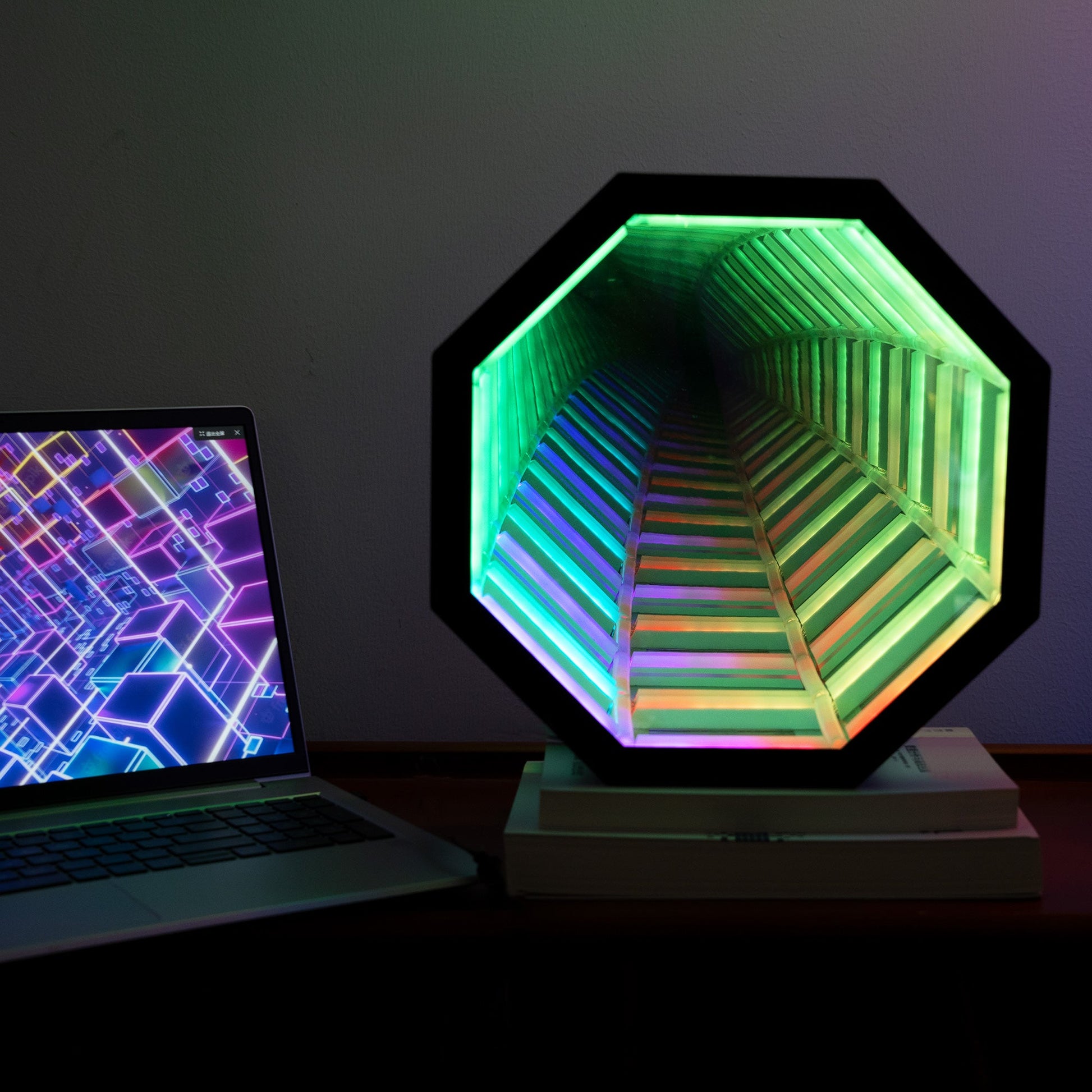 Infinity Mirror Light in Large Size - Perfect for Game Rooms