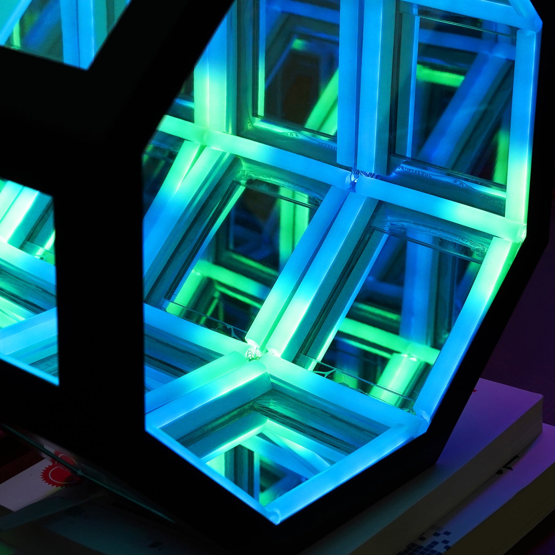 Infinity Mirror Light in Large Size - Perfect for Game Rooms